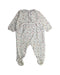 A White Jumpsuits from Petit Bateau in size 6-12M for girl. (Back View)