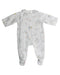 A White Onesies from Jacadi in size 6-12M for girl. (Back View)
