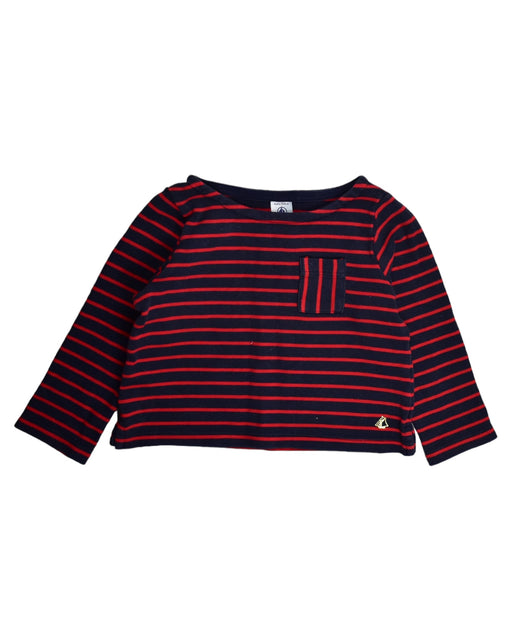 A Red Long Sleeve Tops from Petit Bateau in size 4T for neutral. (Front View)