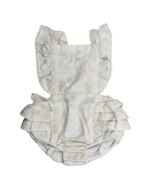A White Bodysuits from Country Road in size 6-12M for girl. (Front View)