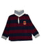 A Multicolour Long Sleeve Polos from Petit Bateau in size 6T for girl. (Front View)