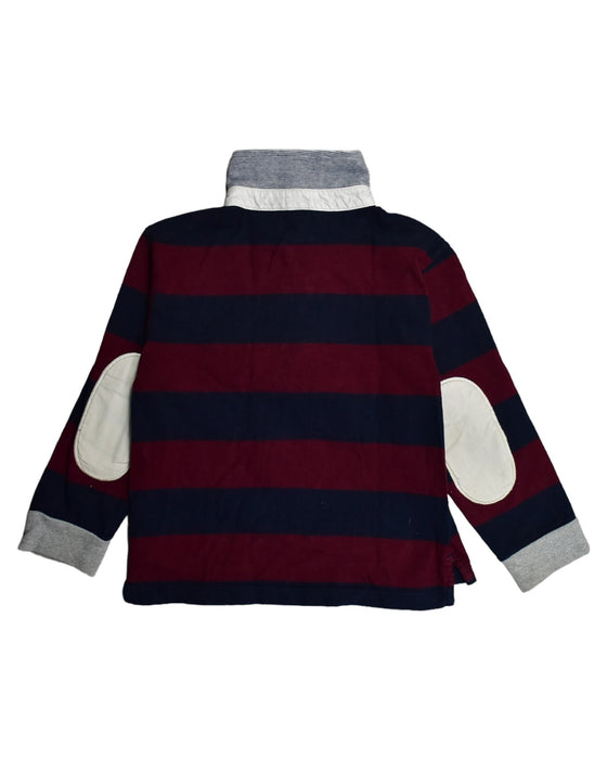 A Multicolour Long Sleeve Polos from Petit Bateau in size 6T for girl. (Back View)