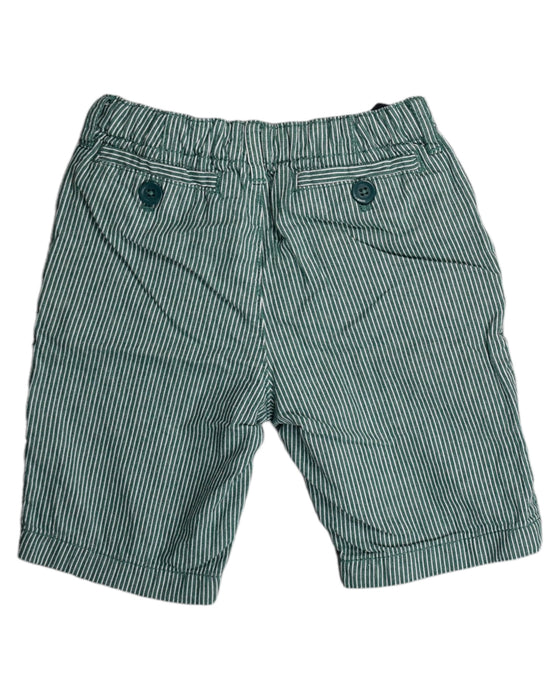 A Green Shorts from Petit Bateau in size 4T for boy. (Back View)
