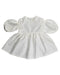 A White Short Sleeve Dresses from Benebene in size 12-18M for girl. (Front View)