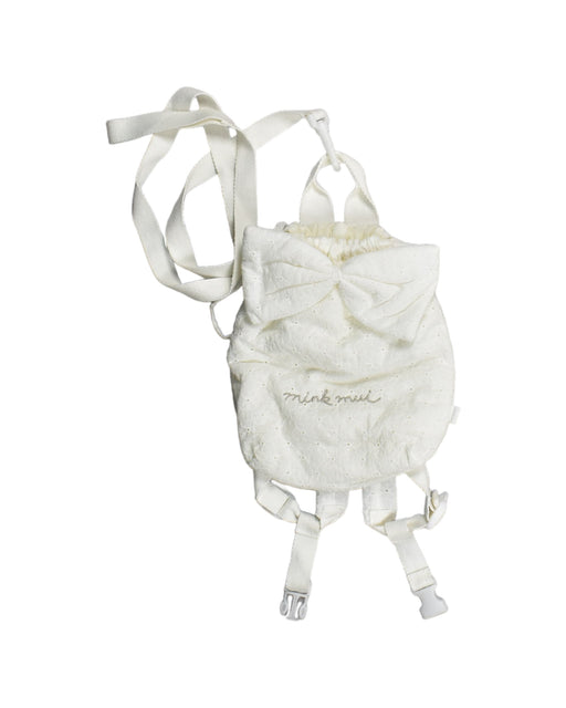 A White Bags from Minkmui in size O/S for girl. (Front View)