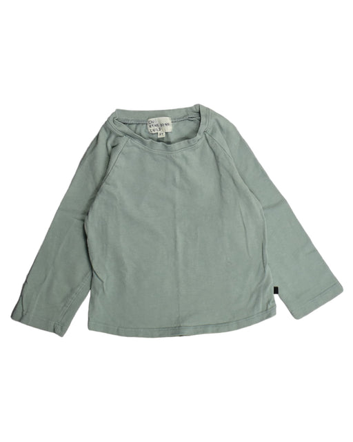 A Green Long Sleeve Tops from Benebene in size 3T for neutral. (Front View)