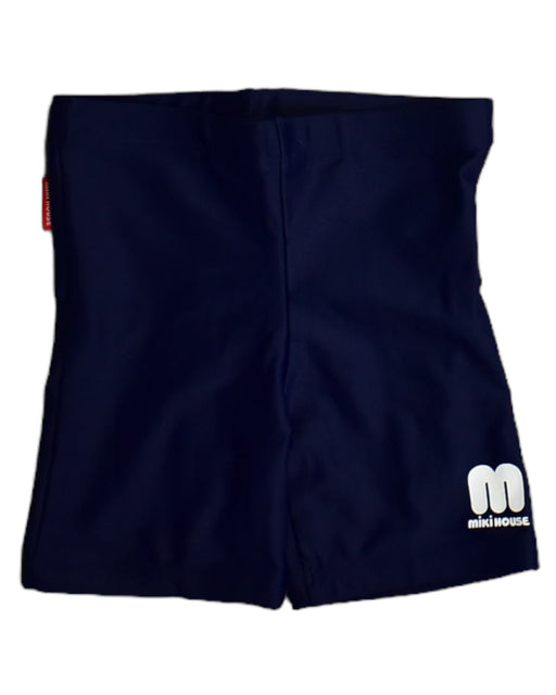 A Blue Swim Shorts from Miki House in size 3T for boy. (Front View)