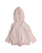 A Pink Lightweight Jackets from Miki House in size 3T for girl. (Back View)