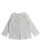 A White Long Sleeve Tops from Miki House in size 4T for girl. (Back View)