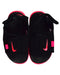 A Pink Sandals from Nike in size 18-24M for girl. (Back View)