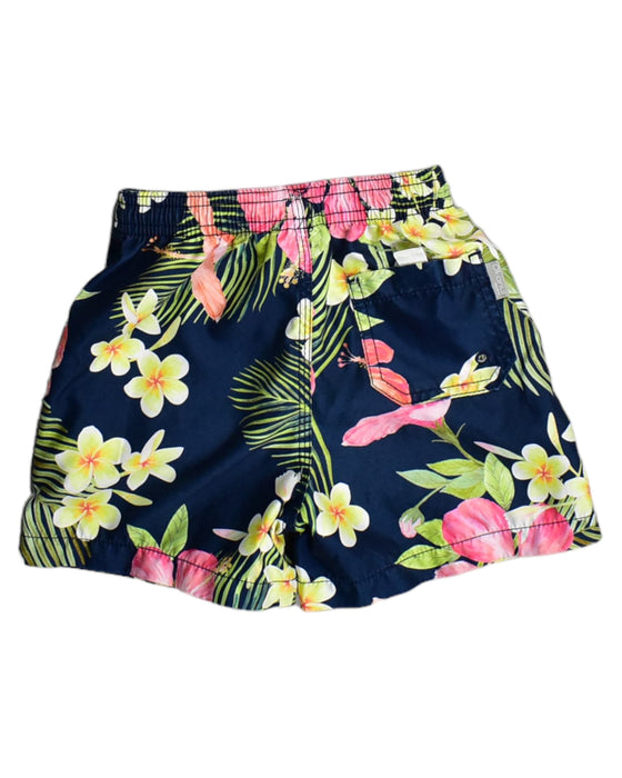 A Blue Swim Shorts from Okanui in size 4T for girl. (Back View)