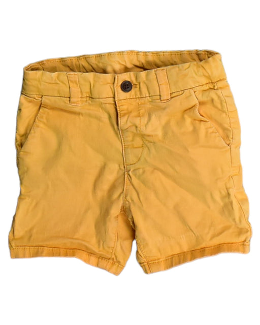 A Yellow Shorts from Mayoral in size 18-24M for boy. (Front View)