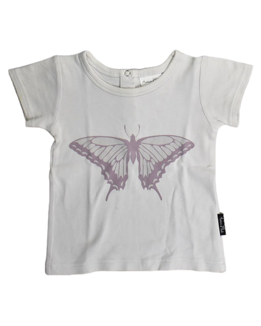 A White Short Sleeve Tops from Aster & Oak in size 18-24M for girl. (Front View)