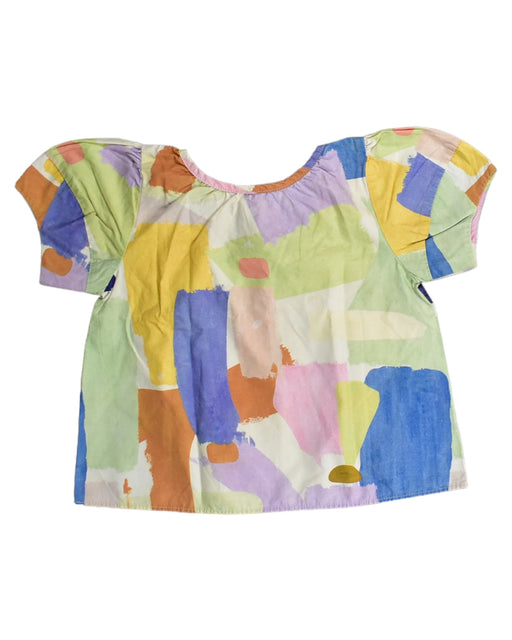 A Multicolour Short Sleeve Tops from Our Mini Nature in size 2T for girl. (Front View)