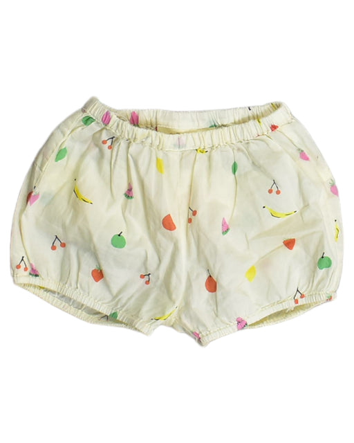 A Yellow Bloomers from Soft Gallery in size 0-3M for girl. (Front View)