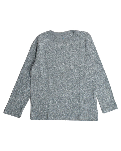 A Grey Long Sleeve Tops from Crewcuts in size 3T for boy. (Front View)
