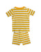 A Yellow Shorts Sets from Hanna Andersson in size 5T for boy. (Back View)