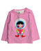 A Pink Long Sleeve Tops from Blade & Rose in size 6-12M for girl. (Front View)