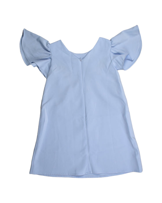 A Blue Short Sleeve Dresses from Sea Apple in size 6T for girl. (Back View)
