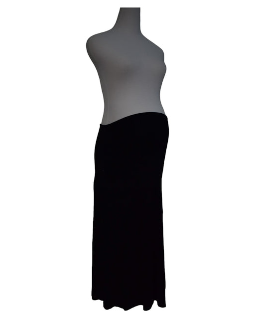 A Black Long Skirts from Seraphine in size M for maternity. (Front View)