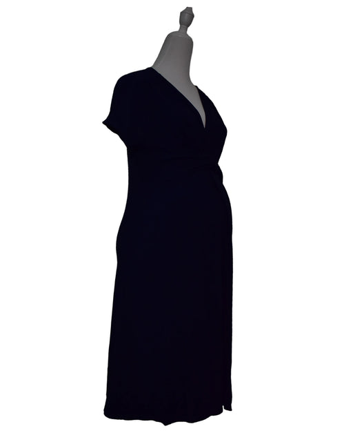 A Black Short Sleeve Dresses from Mayarya in size M for maternity. (Front View)