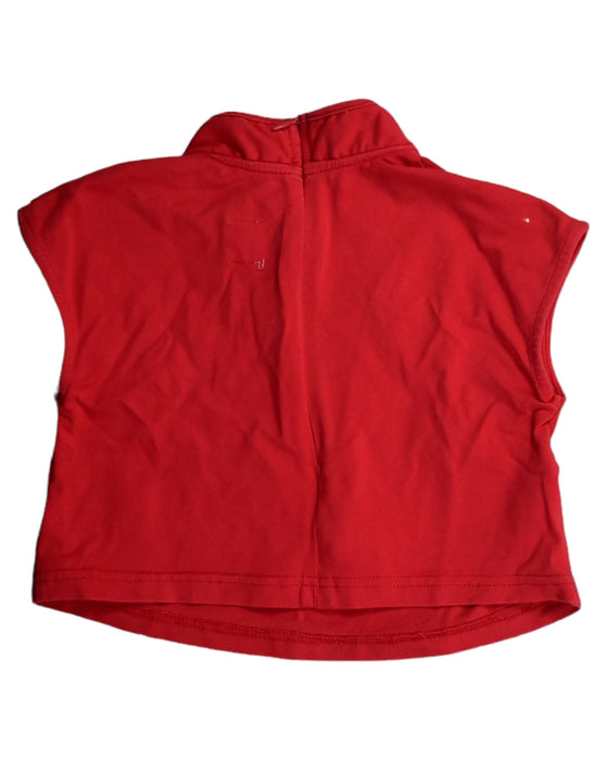 A Red Sleeveless Tops from Elly in size 3T for girl. (Back View)