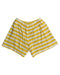 A Yellow Shorts from Petit Bateau in size 6T for girl. (Back View)