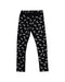 A Black Leggings from Moschino in size 10Y for girl. (Back View)