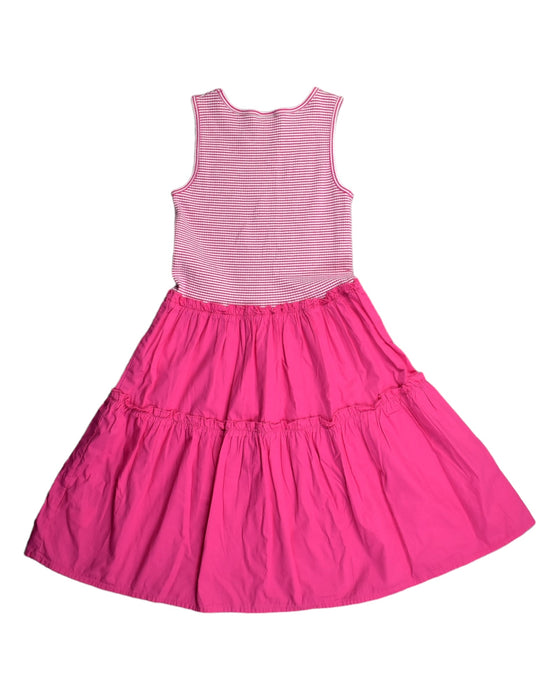 A Pink Sleeveless Dresses from Seed in size 10Y for girl. (Back View)