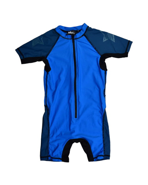 A Blue Swimsuits from Molo in size 4T for boy. (Front View)