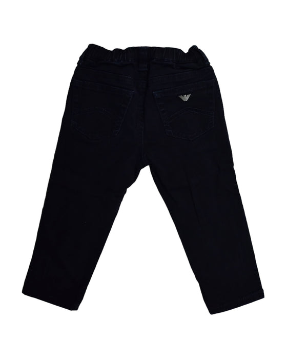 A Black Jeans from Emporio Armani in size 12-18M for girl. (Back View)