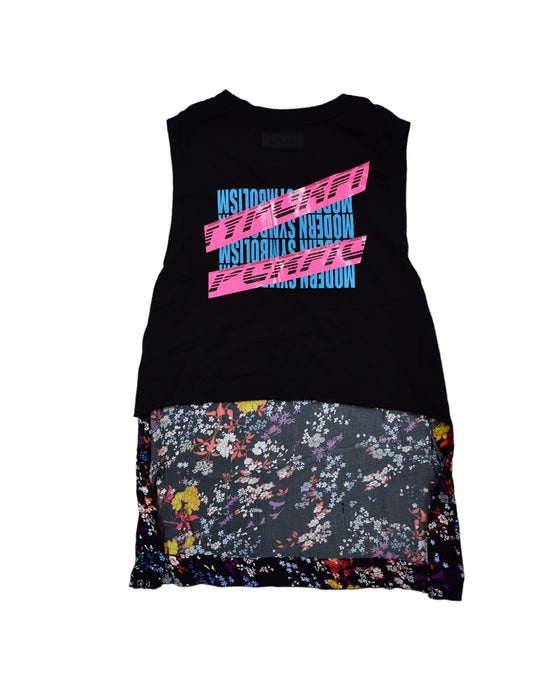 A Black Sleeveless Tops from Diesel in size 14Y for girl. (Back View)
