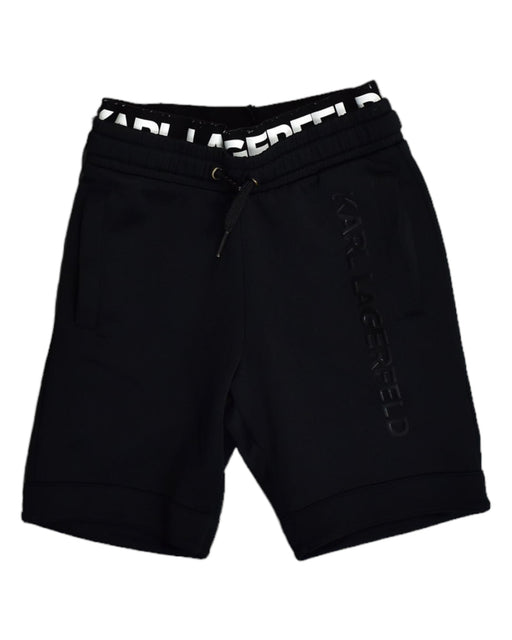 A Black Shorts from Karl Lagerfeld in size 4T for boy. (Front View)