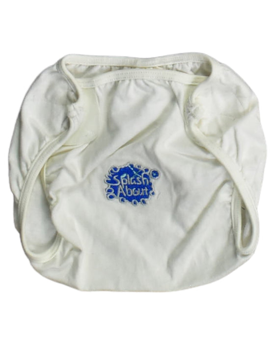 A Red Swim Diapers from Splash About in size S for boy. (Back View)