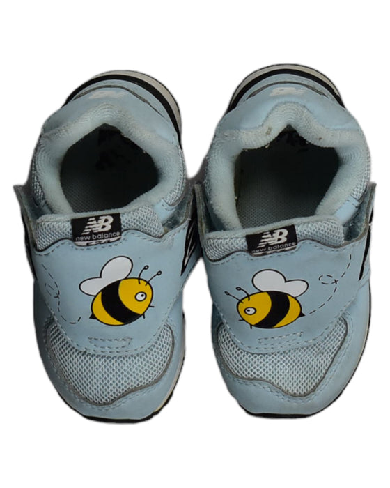 A Blue Sneakers from New Balance in size 12-18M for boy. (Back View)