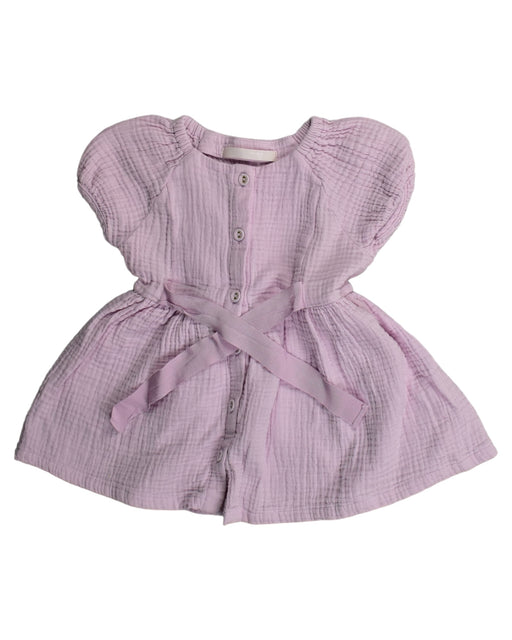A Pink Short Sleeve Dresses from Gingersnaps in size 6-12M for girl. (Front View)