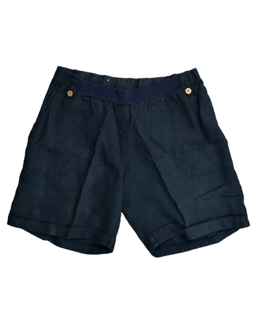 A Blue Shorts from Mothers en Vogue in size L for maternity. (Front View)