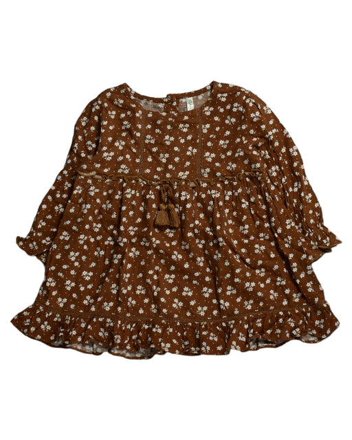 A Brown Long Sleeve Dresses from Rylee + Cru in size 18-24M for girl. (Front View)