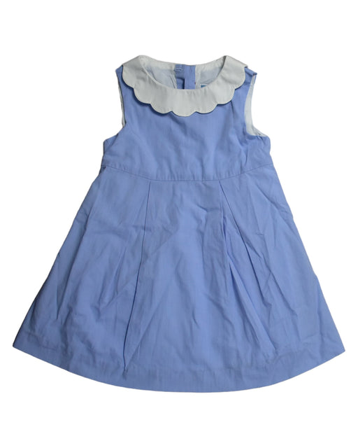 A Blue Sleeveless Dresses from Jacadi in size 18-24M for girl. (Front View)