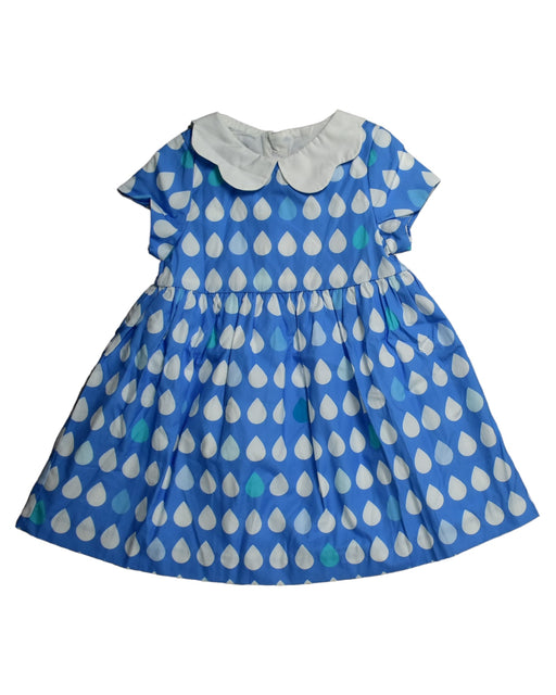 A Blue Short Sleeve Dresses from Jacadi in size 18-24M for girl. (Front View)