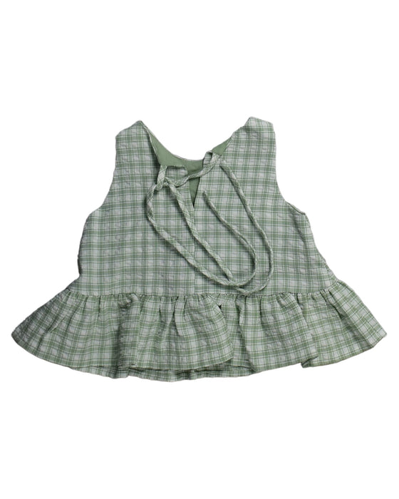 A Green Sleeveless Tops from Love Bonito in size 12-18M for girl. (Back View)