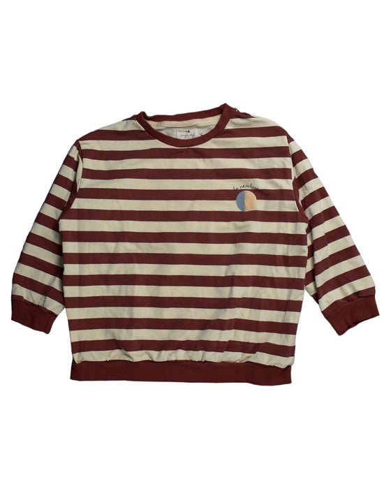 A Beige Sweatshirts from Konges Sløjd in size 7Y for boy. (Front View)