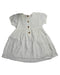 A White Short Sleeve Dresses from Our Mini Nature in size 3T for girl. (Back View)