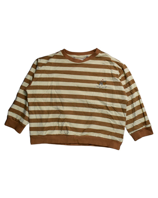 A Brown Sweatshirts from Konges Sløjd in size 7Y for boy. (Front View)