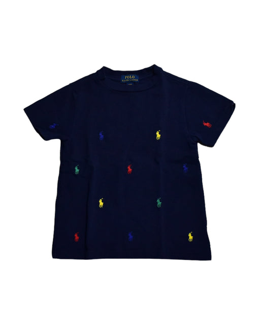 A Blue T Shirts from Polo Ralph Lauren in size 3T for boy. (Front View)