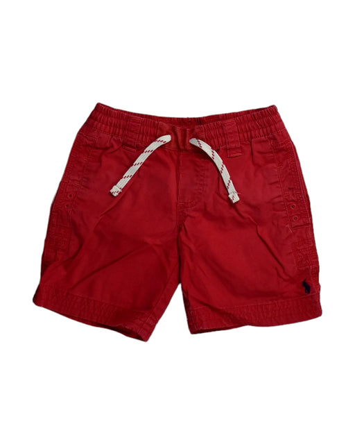 A Red Shorts from Polo Ralph Lauren in size 3T for boy. (Front View)