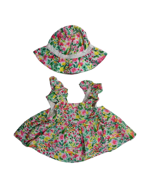 A Multicolour Dress Sets from Janie & Jack in size 3-6M for girl. (Front View)