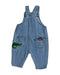 A Blue Long Overalls from Seed in size 0-3M for girl. (Back View)