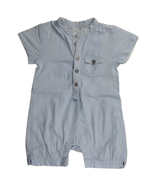 A Grey Rompers from Chateau de Sable in size 6-12M for boy. (Front View)