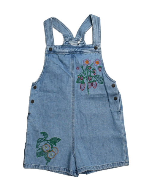 A Blue Overall Shorts from Stella McCartney in size 6T for girl. (Front View)